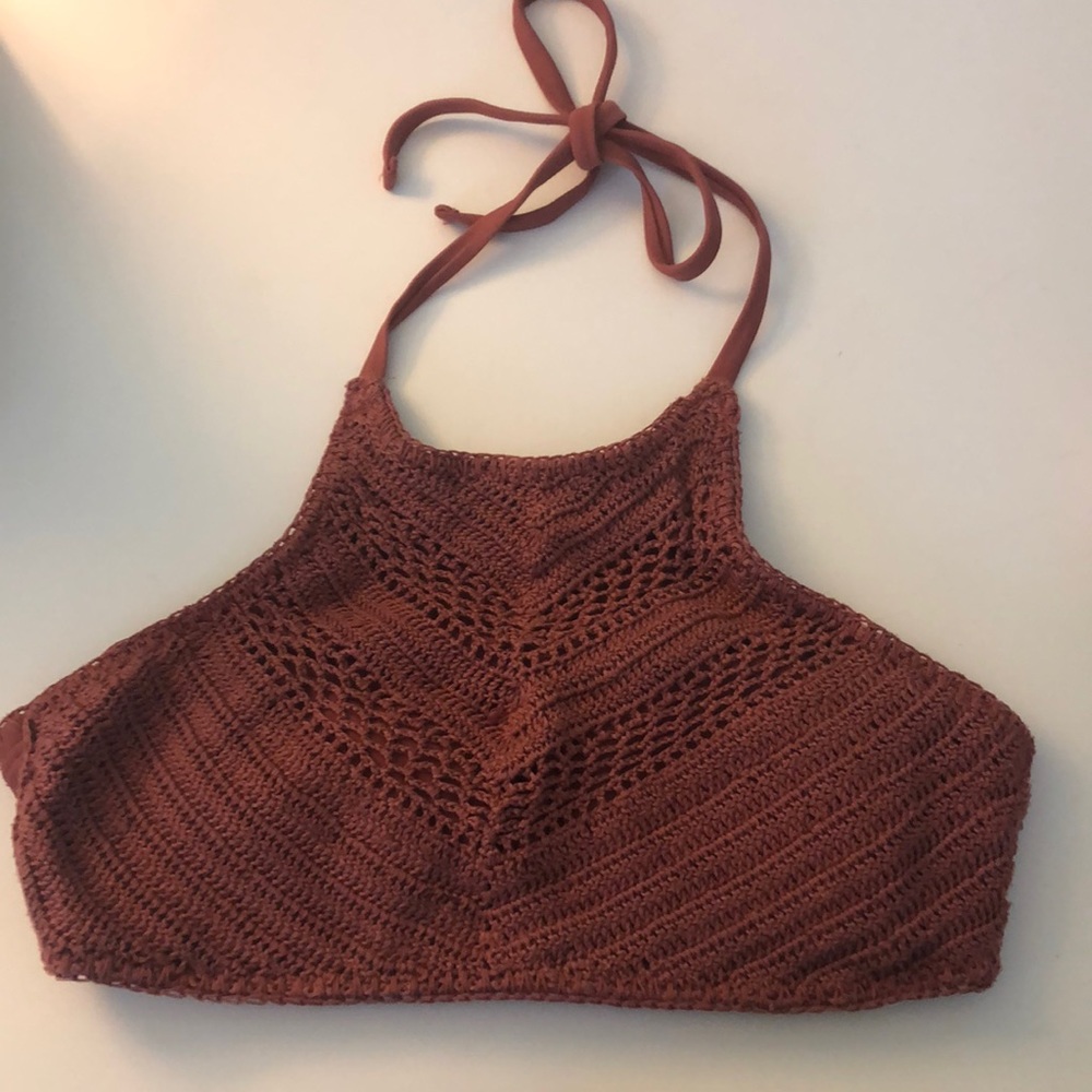 Crochet swim top